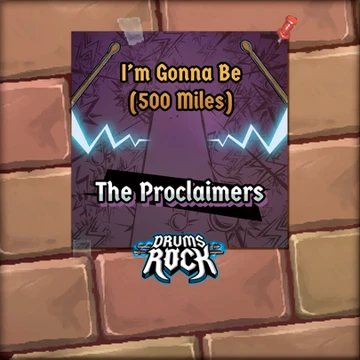 О товаре Drums Rock: The Proclaimers - 'I'm Gonna Be(500 Miles)'