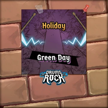 О товаре Drums Rock: Green Day - 'Holiday'